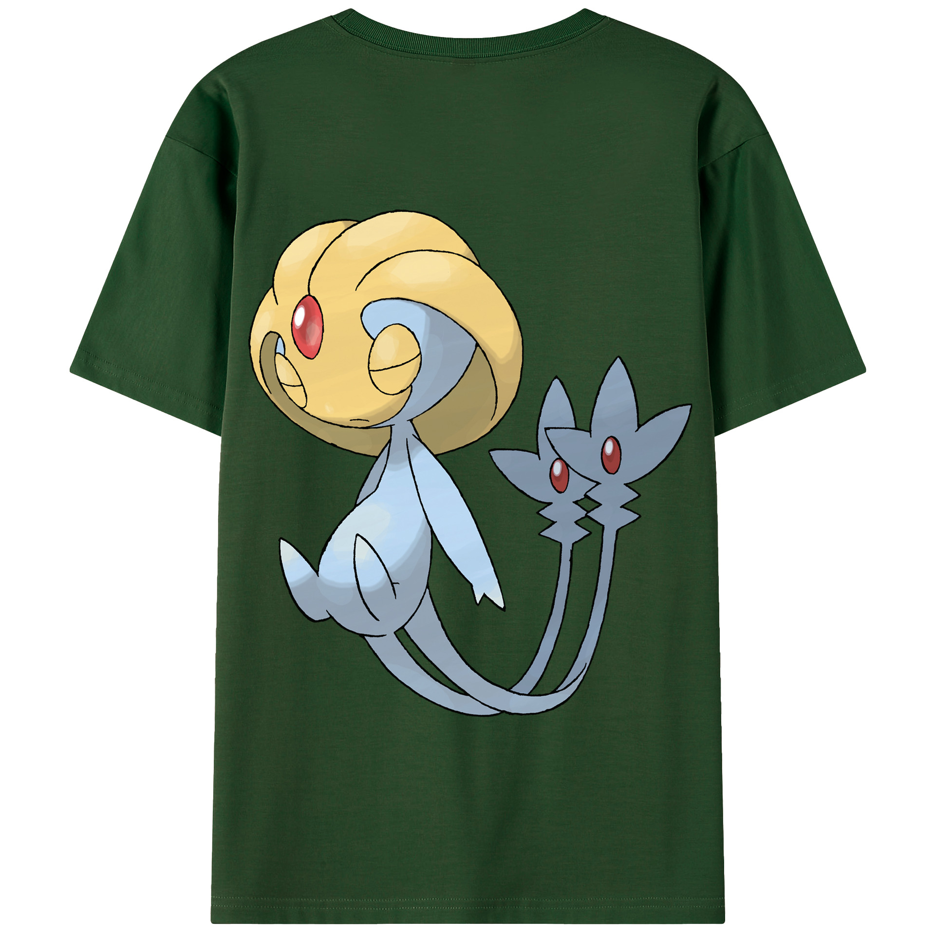 （画像用） ポケットモンスター Pokémon 綿100％半袖Tシャツ（背面プリント）